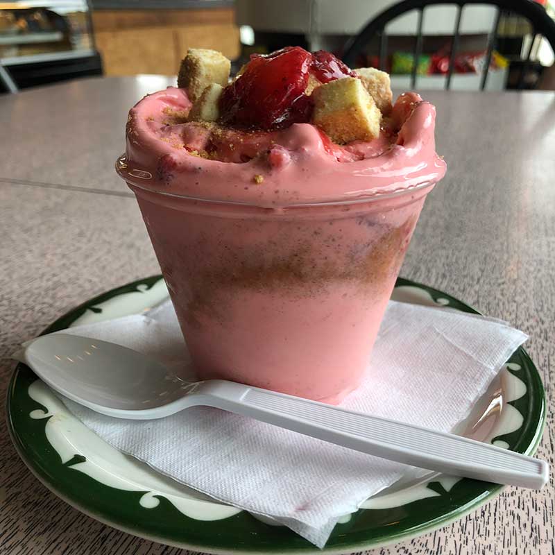 Featured Concrete: Strawberry Cheesecake