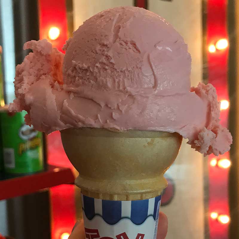 Featured Custard: Strawberry